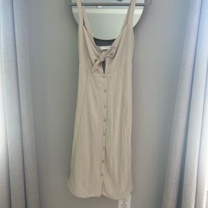 ASTR Linen midi dress